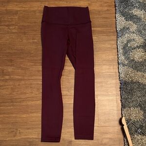 Lululemon Athletica Deep Purple Leggings